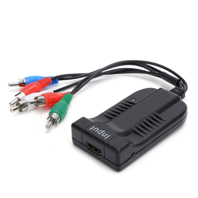Z10AS RGB Component HDMI-Compatible Video R/L Audio to YPBPR Converter