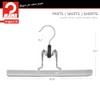 Mawa Space-Saving with Rotating Hook Holds Pants, Skirts, & Shorts,