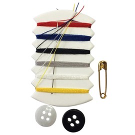 H2O ECO Amenities Embroidery Compact Sewing Kit, Individually Wrapped Paper Box, 100 Boxes per Case