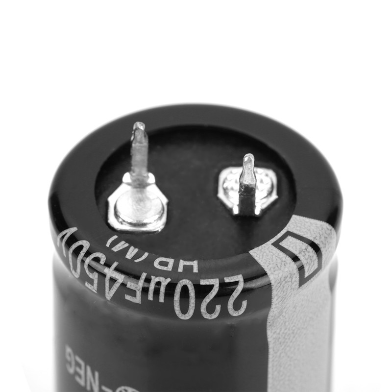 10Pcs 450V 220uF Radial Electrolytic Capacitor Set Electronic Component Kit