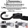 Bungee Cords with Hooks Heavy Duty, Flat Adjustable Bungee Cords