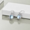 POPLYKE Celtic Filigree Teardrop Drop Dangle Earrings Sterling Silver Leverback