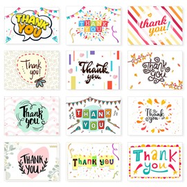 Papa Prints Pack of 24 Thank You Postcards Style Notes 105 x 149 mm Wedding Thank You Cards Multipack with Envelopes