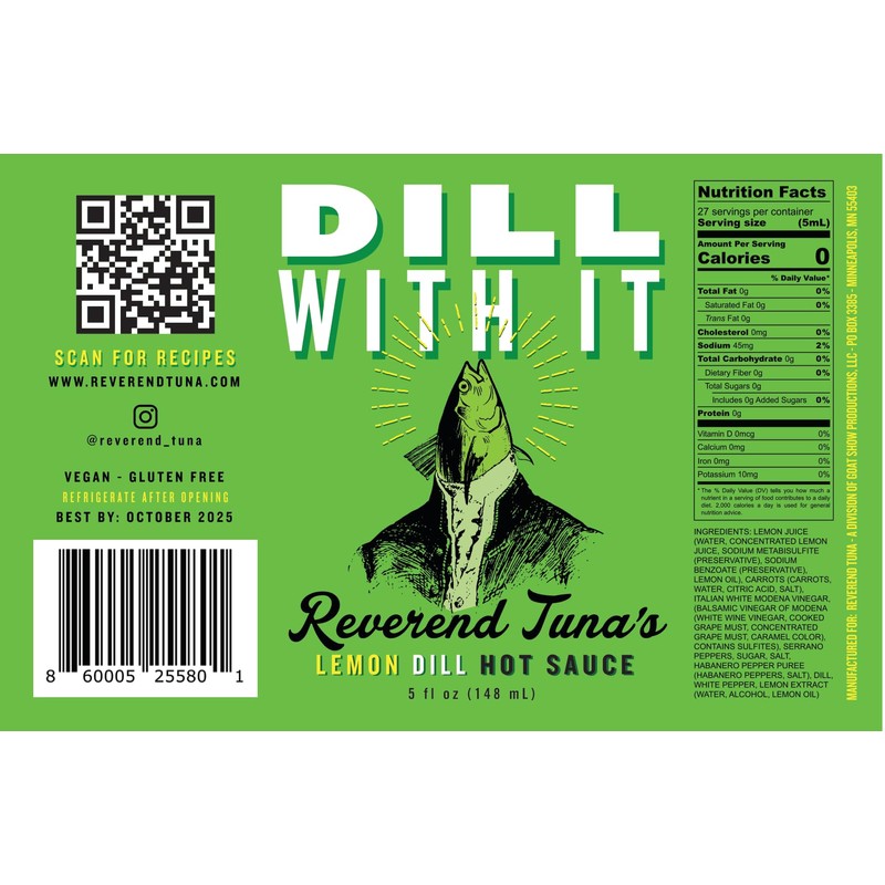 Dill With It Lemon Dill Hot Sauce