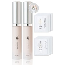Lujo Needle Serum Bright Eye Cream, Eye Cream, Eye Serum, Eye Area, Bear Eraser, Eye Bear Removal, Pigmentation, 21 Kinds of Beauty Ingredients (0.3 fl oz (9 ml) / 1 Month Supply, Pouch Set (3 Bags of
