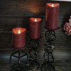 Battery Operated Flameless Led Candles Real Wax Pillar Candles with