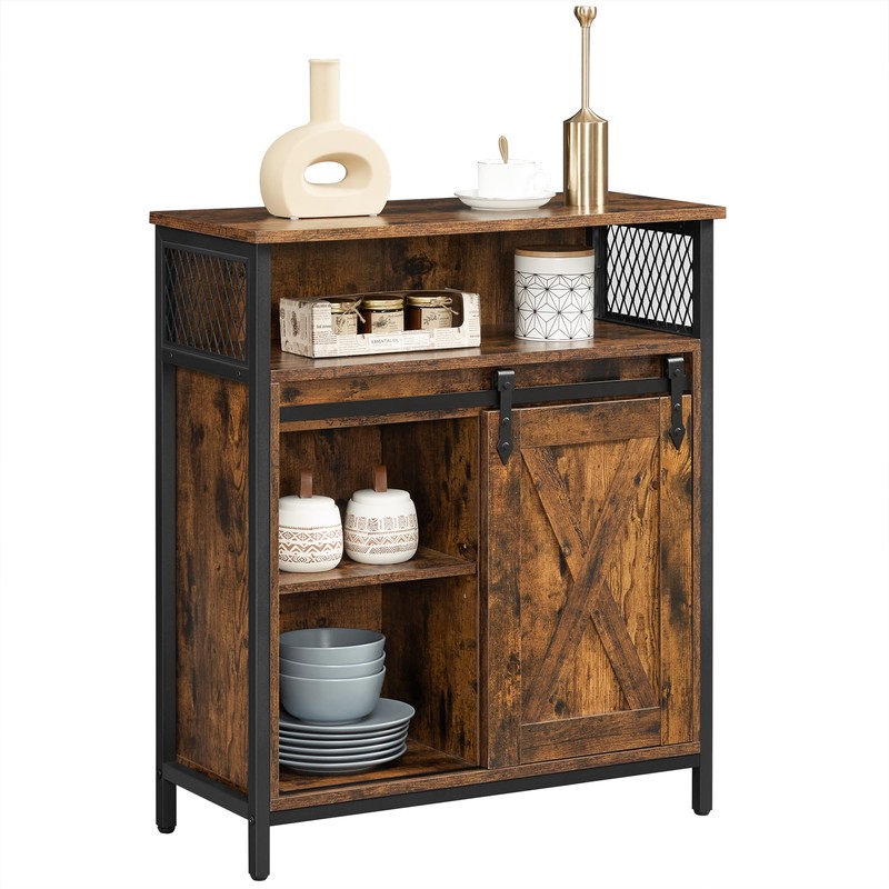 VASAGLE Buffet Cabinet, Coffee Bar Storage Cabinet, Sideboard with 1