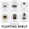 Screwless 4" Universal Shelf for Cloud Security Camera, Baby Monitor,