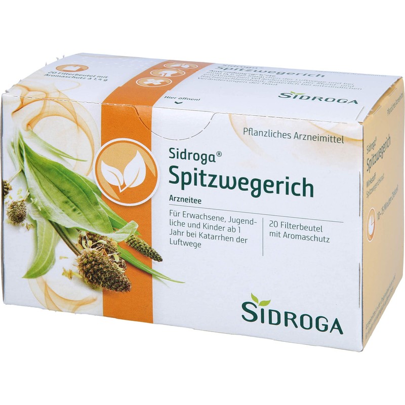 Sidroga Spitzwegerichtee – 20 Filterbeutel