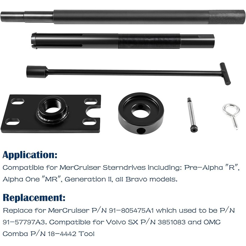 Unbranded Gimbal Bearing Puller Installer + Alignment Tool for Mercruiser