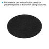 PATIKIL 5.5" Diameter Adhesive Non-Slip Backed Felt, 3 Pcs 5mm