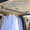 Adjustable Car Clothes Hanging Rod, 35.8-64.4 Inch Retractable Interior Garment