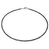 Funk-Collier Women's Gemstone Necklace Mystic Spinel 925 Sterling Silver Carabiner