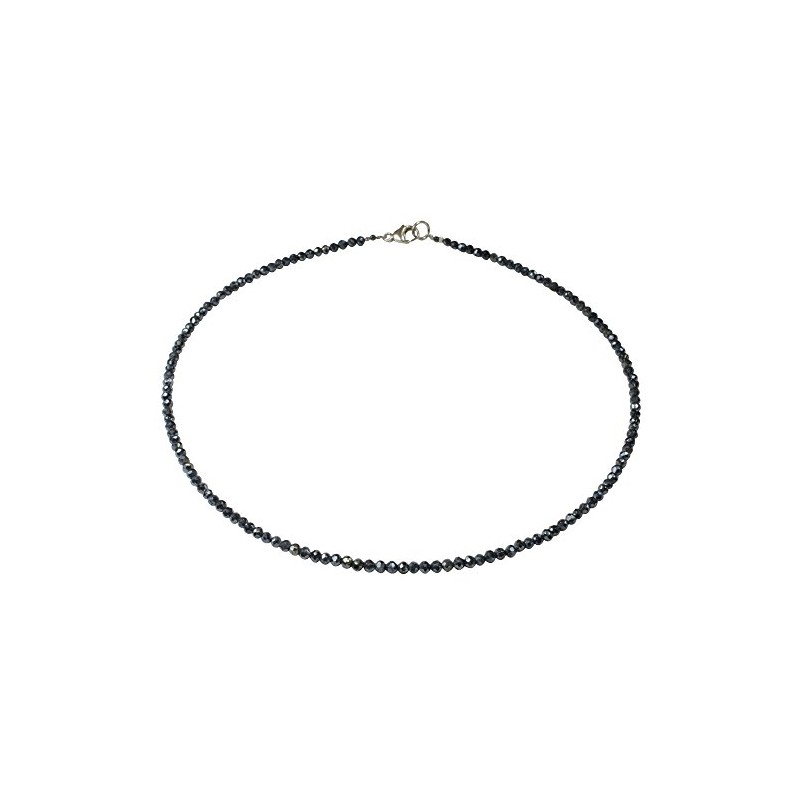 Funk-Collier Women's Gemstone Necklace Mystic Spinel 925 Sterling Silver Carabiner