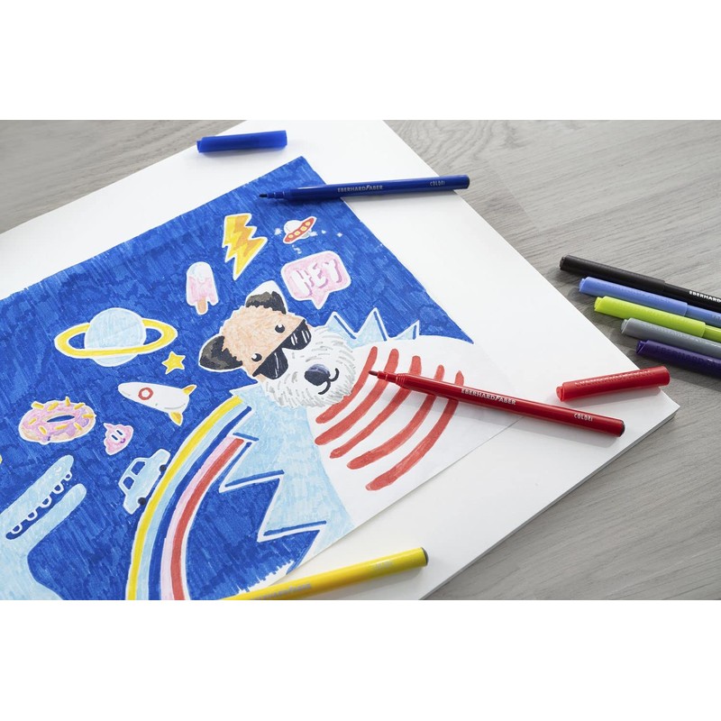 Eberhard Faber 551150 – Fibre-Tip Pen with Tip 50er in