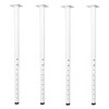 Jahof Adjustable Table Legs 22-36 inch (55-90cm), Metal Desk Legs
