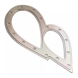 Jackspania Racing Tear Drop Exhaust Hood Exit Shield Trim Guard Down Pipe Wastegate Tube Pipe USA