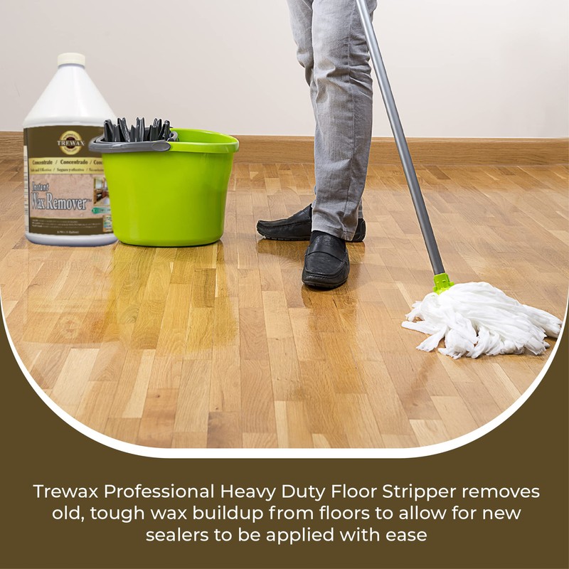 Trewax Professional Gold Label Heavy Duty Floor Stripper, 1-Gallon