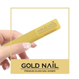 Market King Gold Nail Shiner Premium Tempered Glass Nail Care / 골드 네일샤이너 프리미엄 강화유리 네일케어