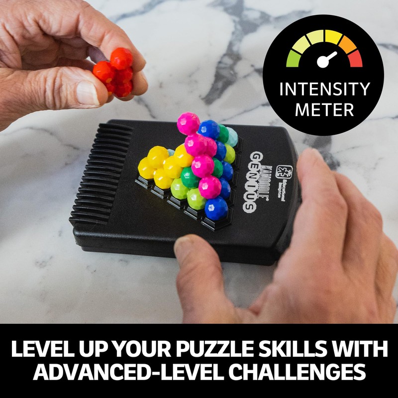 Educational Insights Kanoodle Genius - 3D Brain Teaser Puzzles, Single