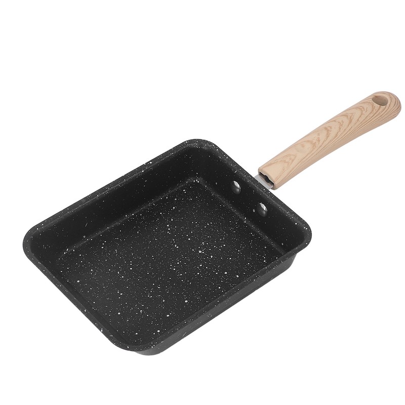 Frying Pan Iron Non Stick Coating Square Thick Multifunction Japanese