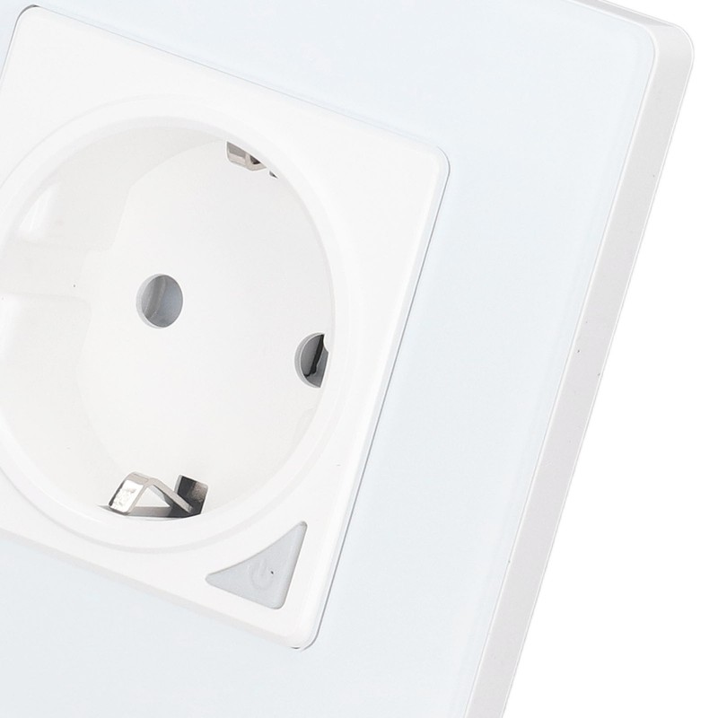 In Wall Smart Outlet 2.4GHz Wifi Socket Waterproof Remote Control