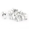 MACHSWON Car Aluminum License Plate Frame Bolt Screw Cover Cap