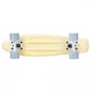 Cal 7 22" Complete Retro Style Mini Cruiser Skateboard (Snowdrop)