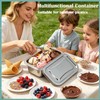 Stainless Steel Ice Cream Containers with Airtight Lids,1.2 Quarts