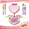 Christmas tree-shaped makeup toy set. - make up toys: Heart-Shaped