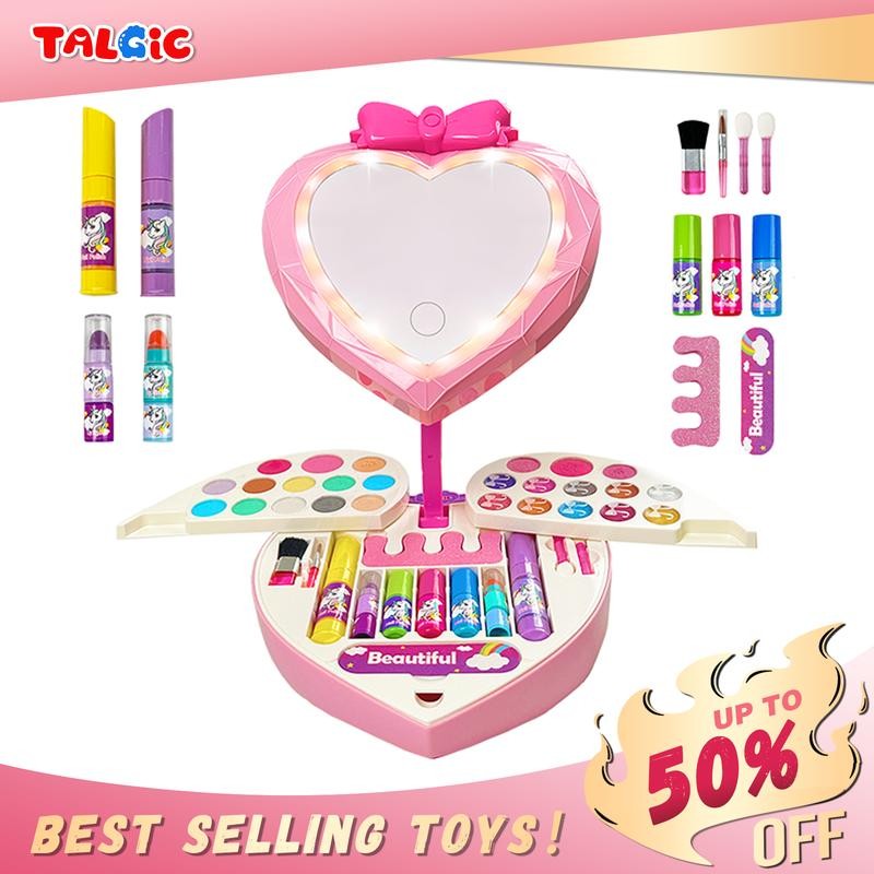 Christmas tree-shaped makeup toy set. - make up toys: Heart-Shaped
