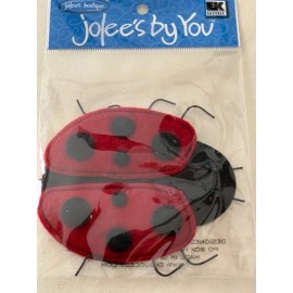 EK Success Jolee's Boutique Sticker 3D LADY BUG FUZZY THICK LADY BUG LADYBUG