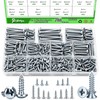 288PCS Screws Assortment Kit,Self Tapping Wood Screws #4/#6/#8/#10 Screw Assortment