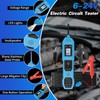 Power Circuit Probe Tester, 6V/12V/24V DC Circuit Tester Automotive, Multifunctional