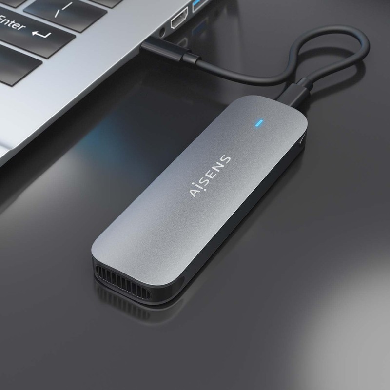 External Enclosure AISENS M.2 (NGFF) ASM2-006GRY SATA to USB3.1 GEN1