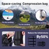 MOPHOEXII Compression Sack,12L/24L/45L Compression Stuff Sack,Water Resistant Sleeping Bag Carrier