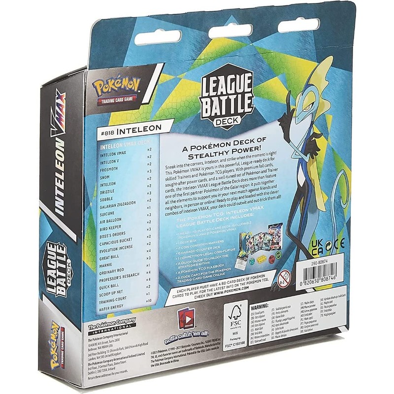 Pokémon League Battle Deck Inteleon VMAX - EN
