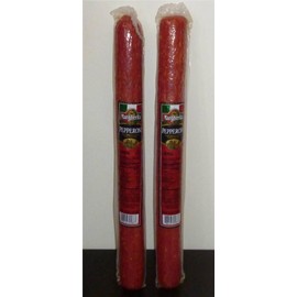 Margherita Brand VERY BEST Pepperoni HUGE 17" Sticks, 2 1/2 lbs, (2 Sticks)