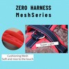 【Hakusan】 Zero Harness Mesh Series,Dog Harness, Padded, Adjustable,No Pull Design,