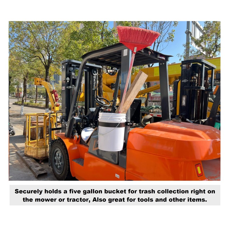 5-Gallon Bucket Holder, Can be Installed on ROPS Holder (Excluding