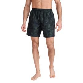 Mountain Warehouse Aruba Mens Swim Shorts - Fast Dry Swimming Trunks, Lightweight Board Shorts, Adjustable Draw Cord Beach Short Pants - Ideal for Holidays & Outdoors Dark Green XL