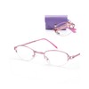 LUFF Folding Reading Glasses for Women HD Anti Blue Light