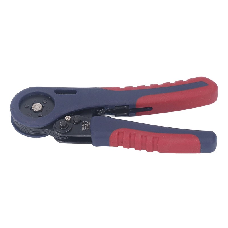 Ferrule Crimping Plier Self Adjustable Ergonomic Ratchet Wire Shrinkage Hand