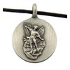 Religious Catholic Gift 7/8 Inch Round Pewter Archangel Saint St
