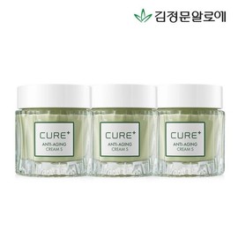 Kim Jeong-moon Aloe [Half Club/Kim Jeong-moon Aloe] Cure Anti-Aging Cream S 50g 3 units, single item / 김정문알로에 [하프클럽/김정문알로에]큐어 안티에이징 크림S 50g 3개, 단품