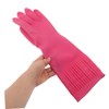 Healeved 3 Pairs Latex Dishwashing Gloves Thickened Non Slip Kitchen