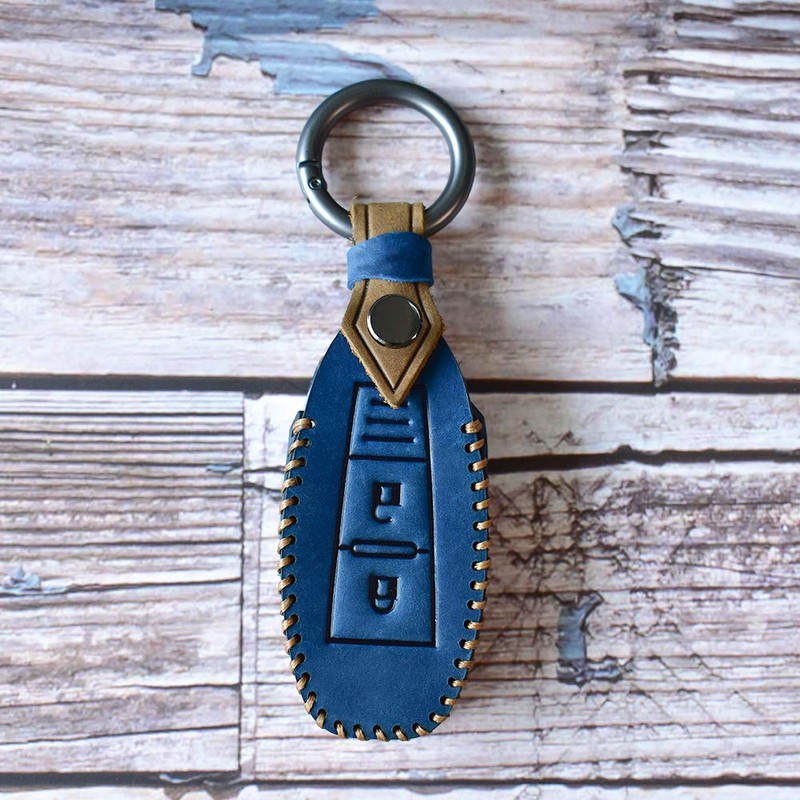 [SANRILY] Suzuki SX-4 S-CROSS Smart Key Case, Leather, Key Cover,