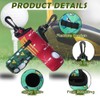 4 Pieces Golf Ball Tee Holder Neoprene Pouch Golf Ball