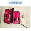 Ginhkok Makeup Pouch, Large Capacity, Dividers, Small Items, Pouch, Cosmetic