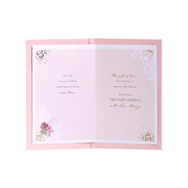 UK Greetings | Birthday Card for Granddaughter | Happy Birthday Gifts | Her, Girls, Women | Beautiful Design | With Envelope | 155 x 235 mm